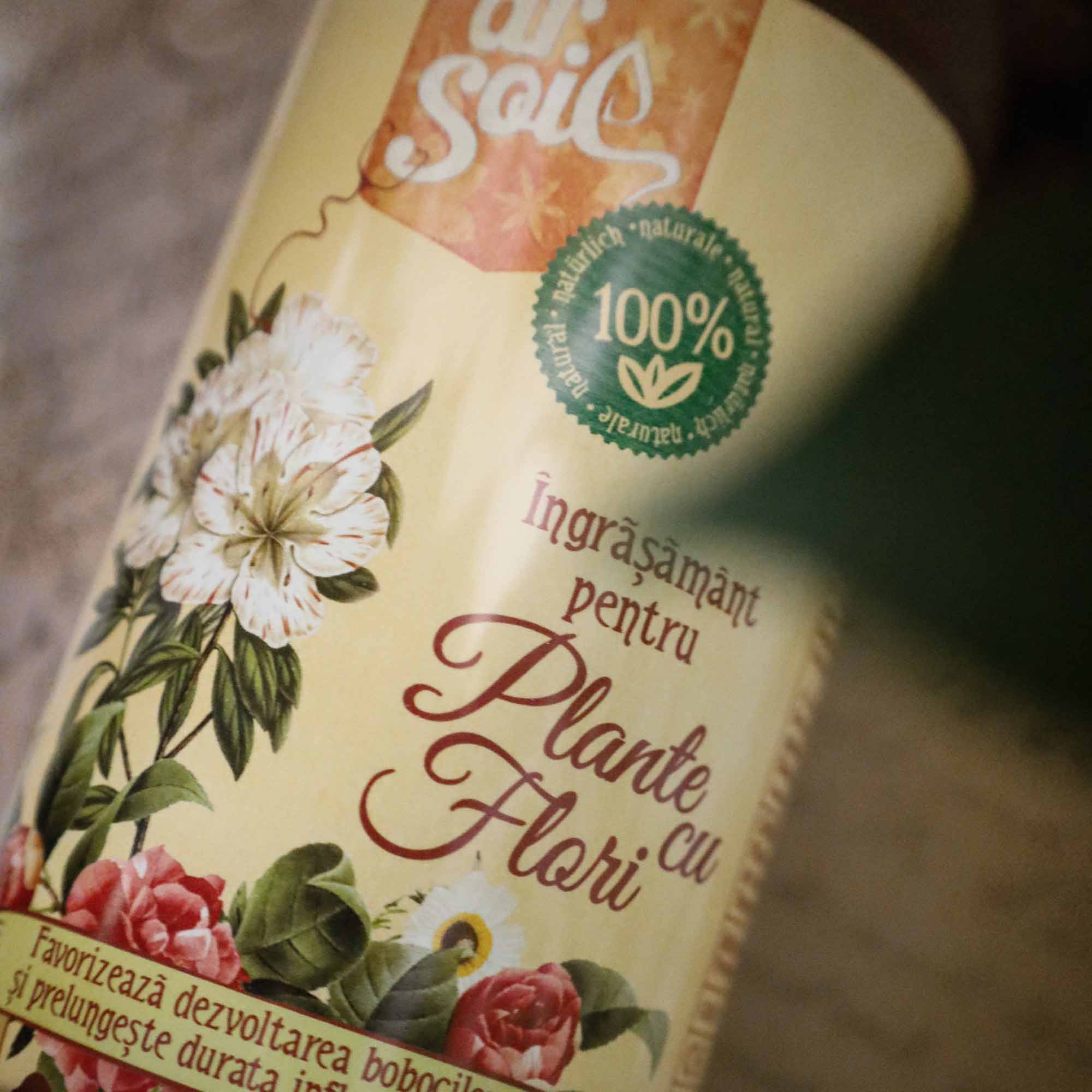 Dr.Soil Ingrasamant organic lichid pentru plante cu flori 1litru - imagine 4