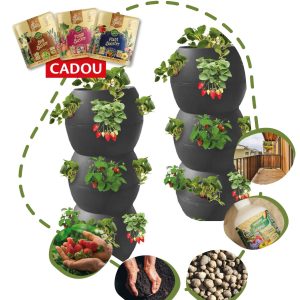 Multi Globe Strawberry Tower