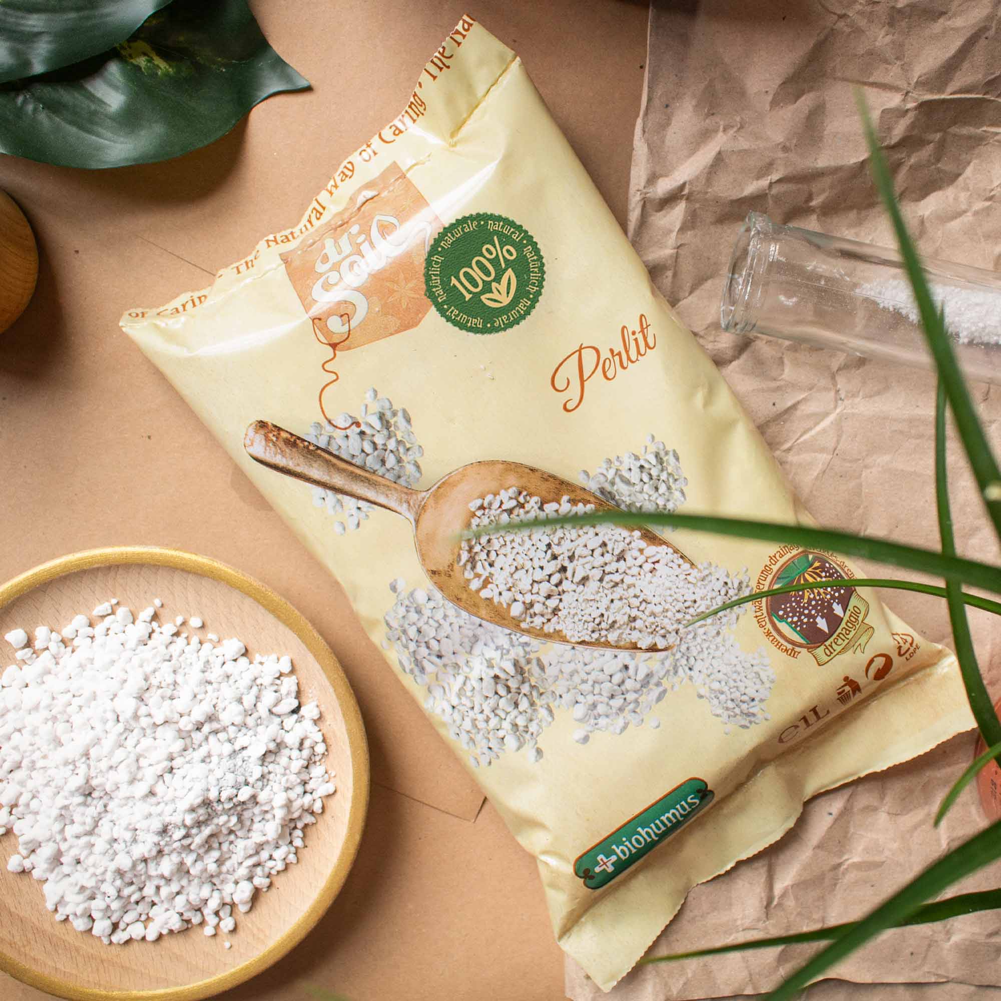 Perlit horticol Dr.Soil pentru afanarea si drenarea solurilor compactate la punga de 1L - imagine 3