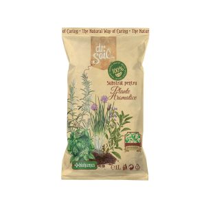 Substrat natural Dr.Soil pentru plante aromatice la punga de 1L