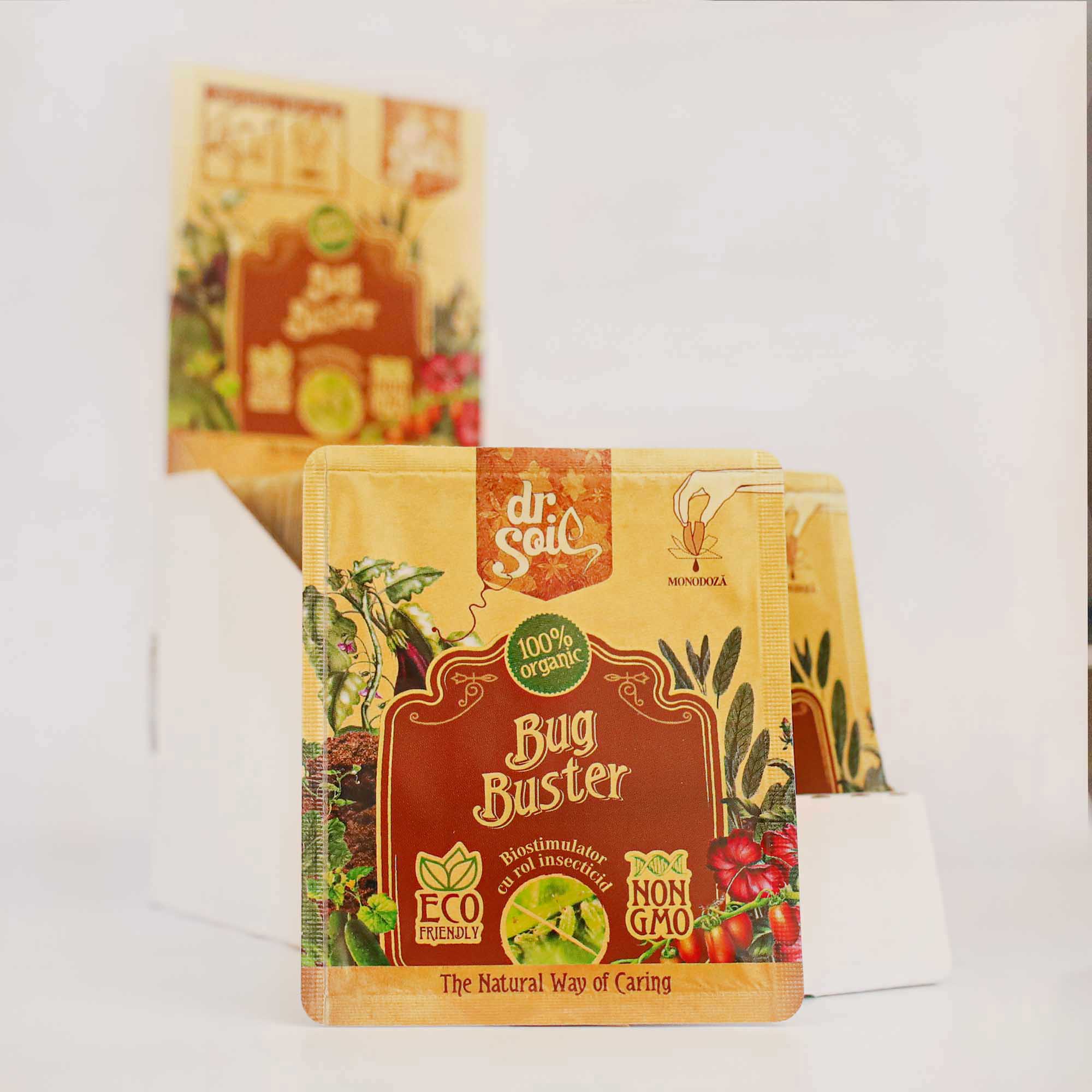 Dr.Soil BUG BUSTER, biostimulator cu rol insecticid, monodoza de 10ml pentru 1L de solutie pentru pulverizat - imagine 3