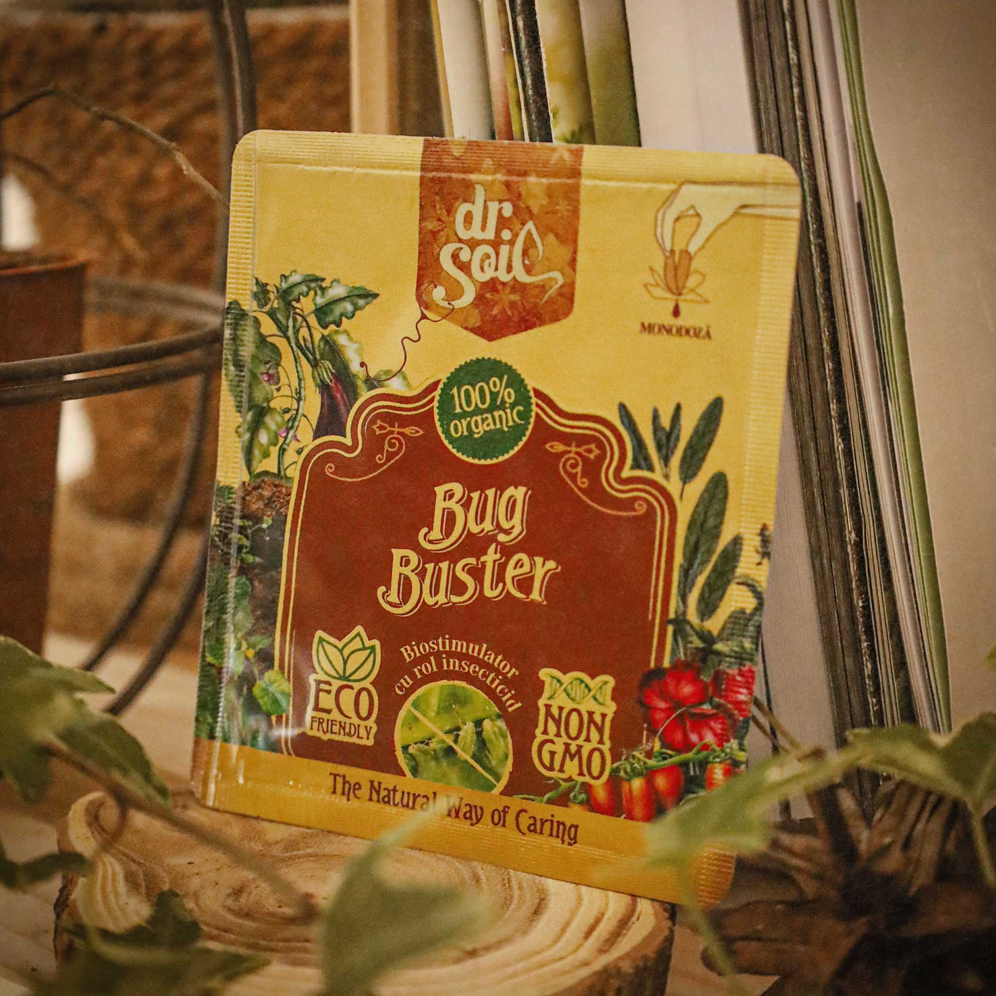 Dr.Soil BUG BUSTER, biostimulator cu rol insecticid, monodoza de 10ml pentru 1L de solutie pentru pulverizat - imagine 4