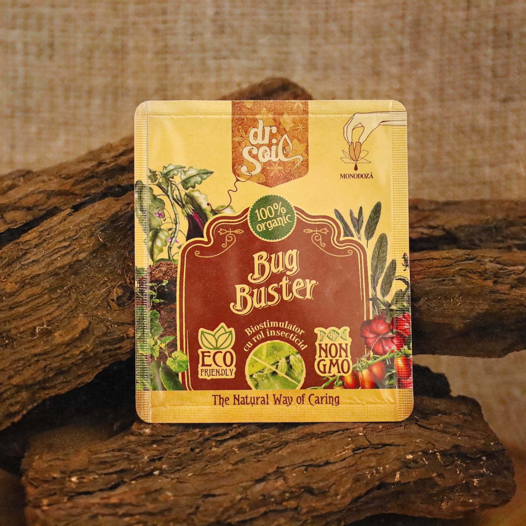 Dr.Soil BUG BUSTER, biostimulator cu rol insecticid, monodoza de 10ml pentru 1L de solutie pentru pulverizat - imagine 5