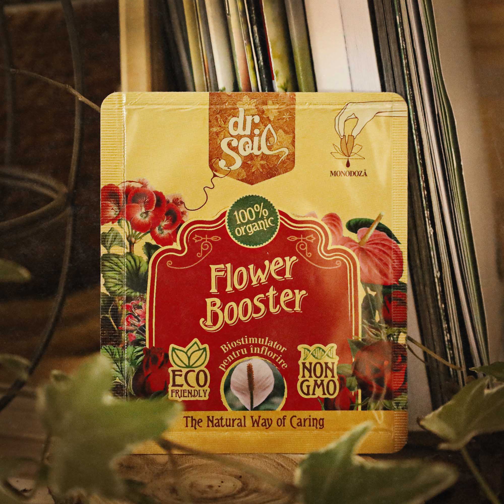Dr.Soil FLOWER BOOSTER, biostimulator cu rol de stimulare a infloririi, monodoza de 10ml pentru 1L de solutie pentru pulverizat - imagine 4