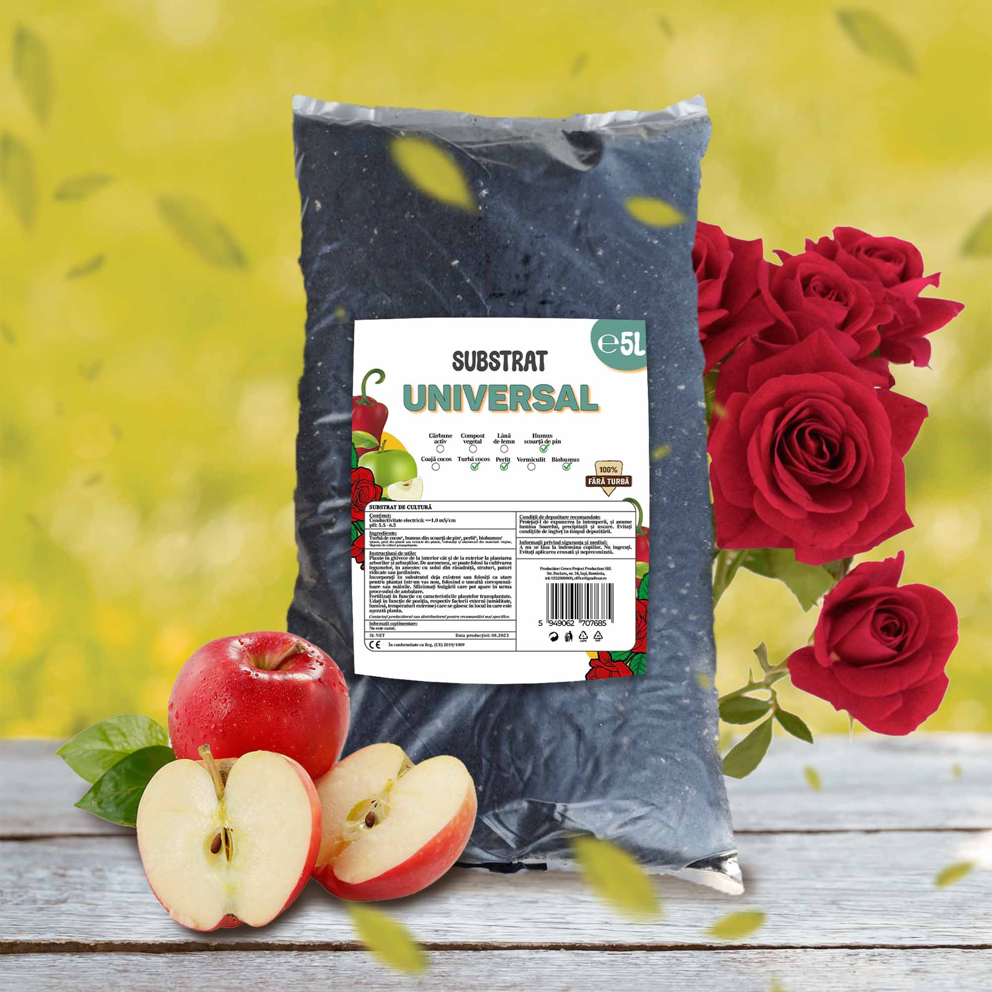 Substrat Universal fara turba - la sac de 5L - imagine 3