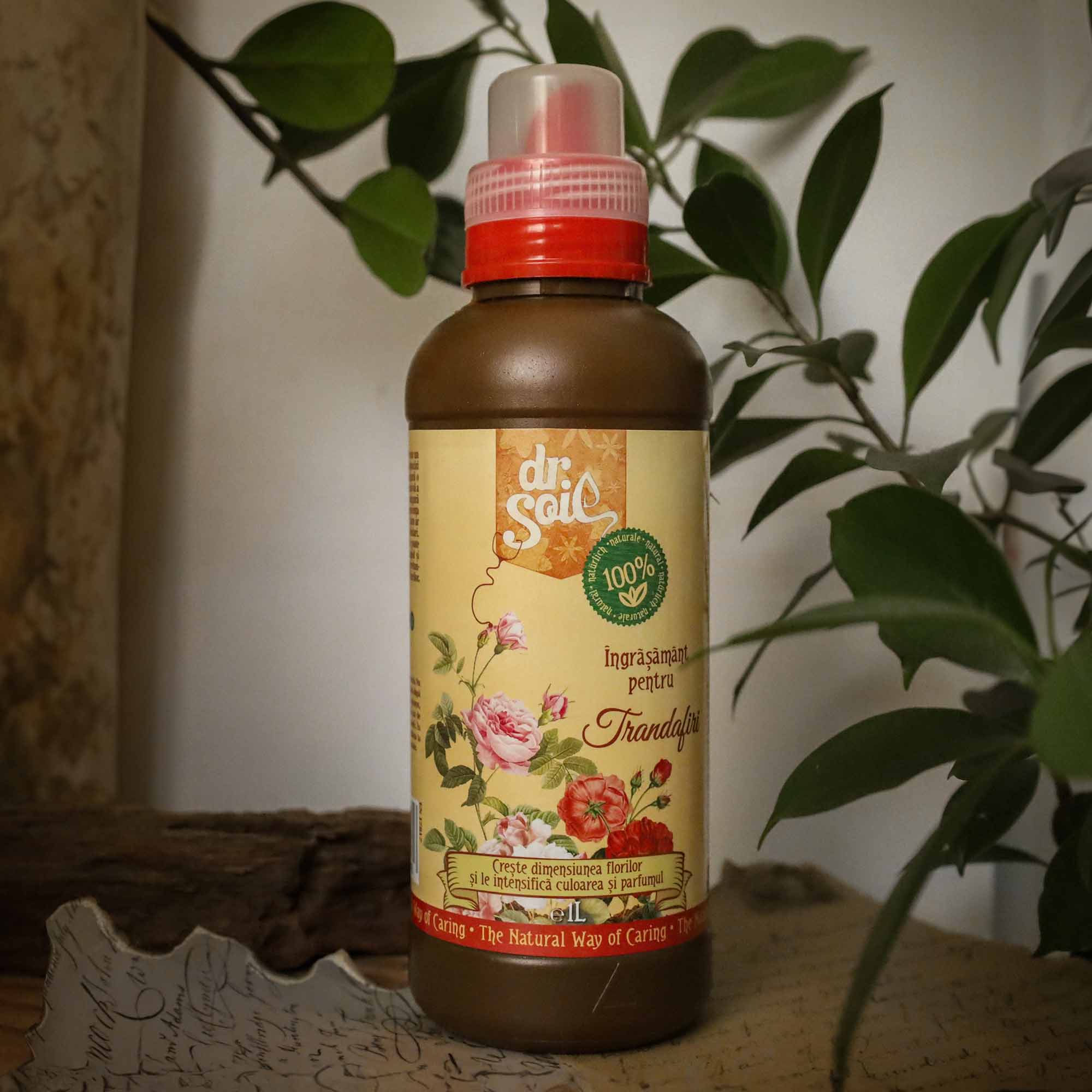 Dr.Soil Ingrasamant organic lichid pentru trandafiri 1litru - imagine 4