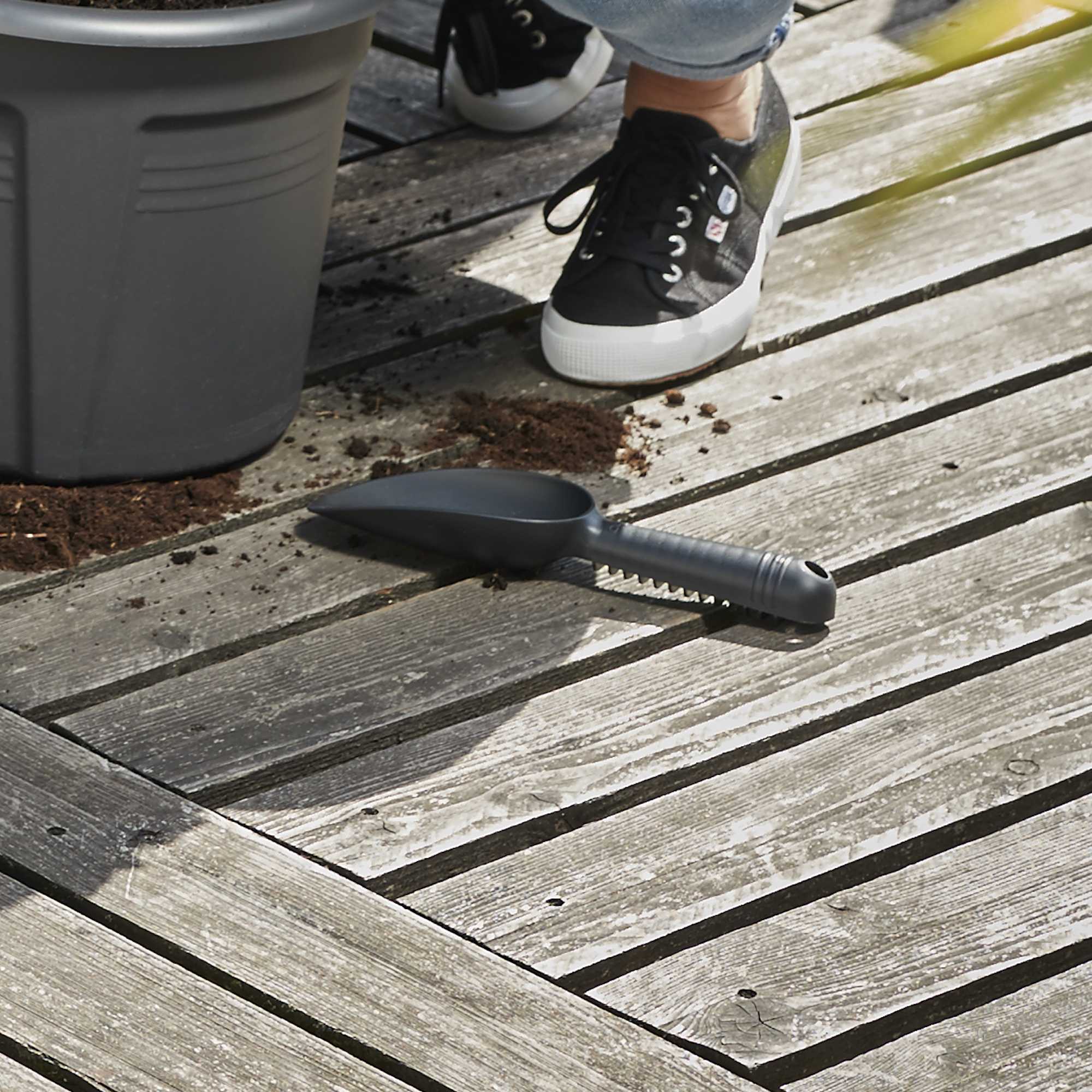 Lopatica de transplantare green basics scoop, marimea S, culoare living black - imagine 4