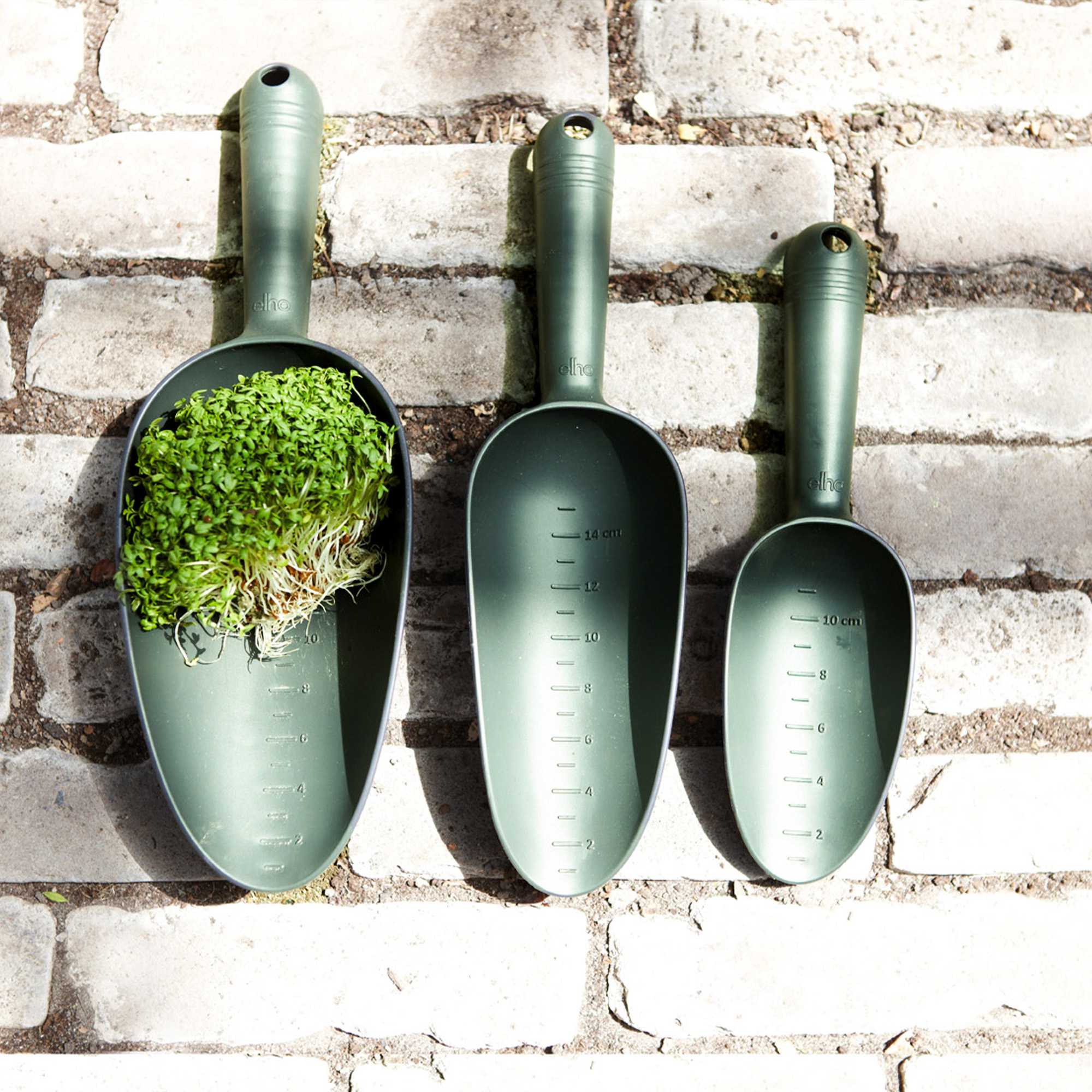 Lopatica de transplantare green basics scoop, marimea M, culoare leaf green - imagine 2