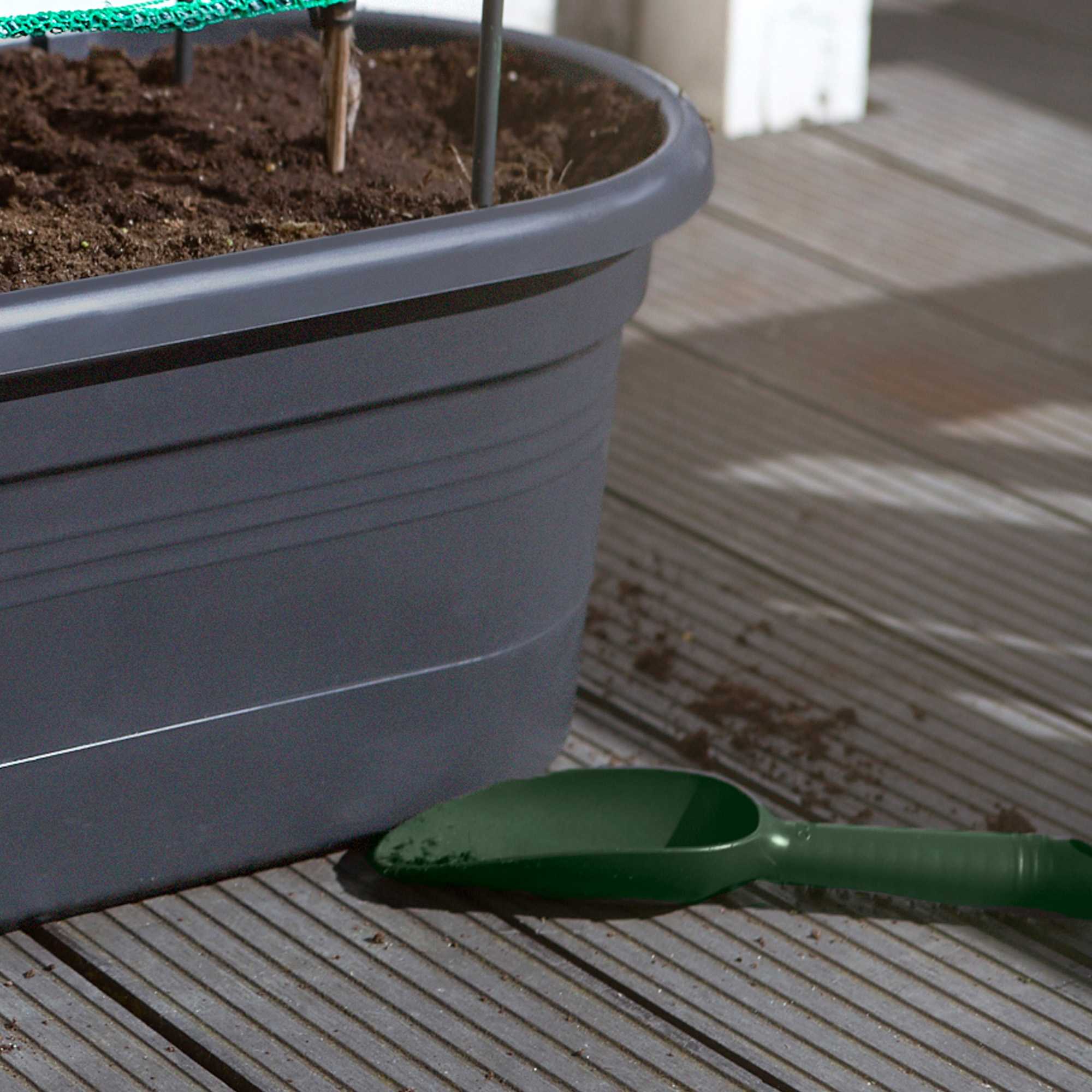 Lopatica de transplantare green basics scoop, marimea M, culoare leaf green - imagine 4