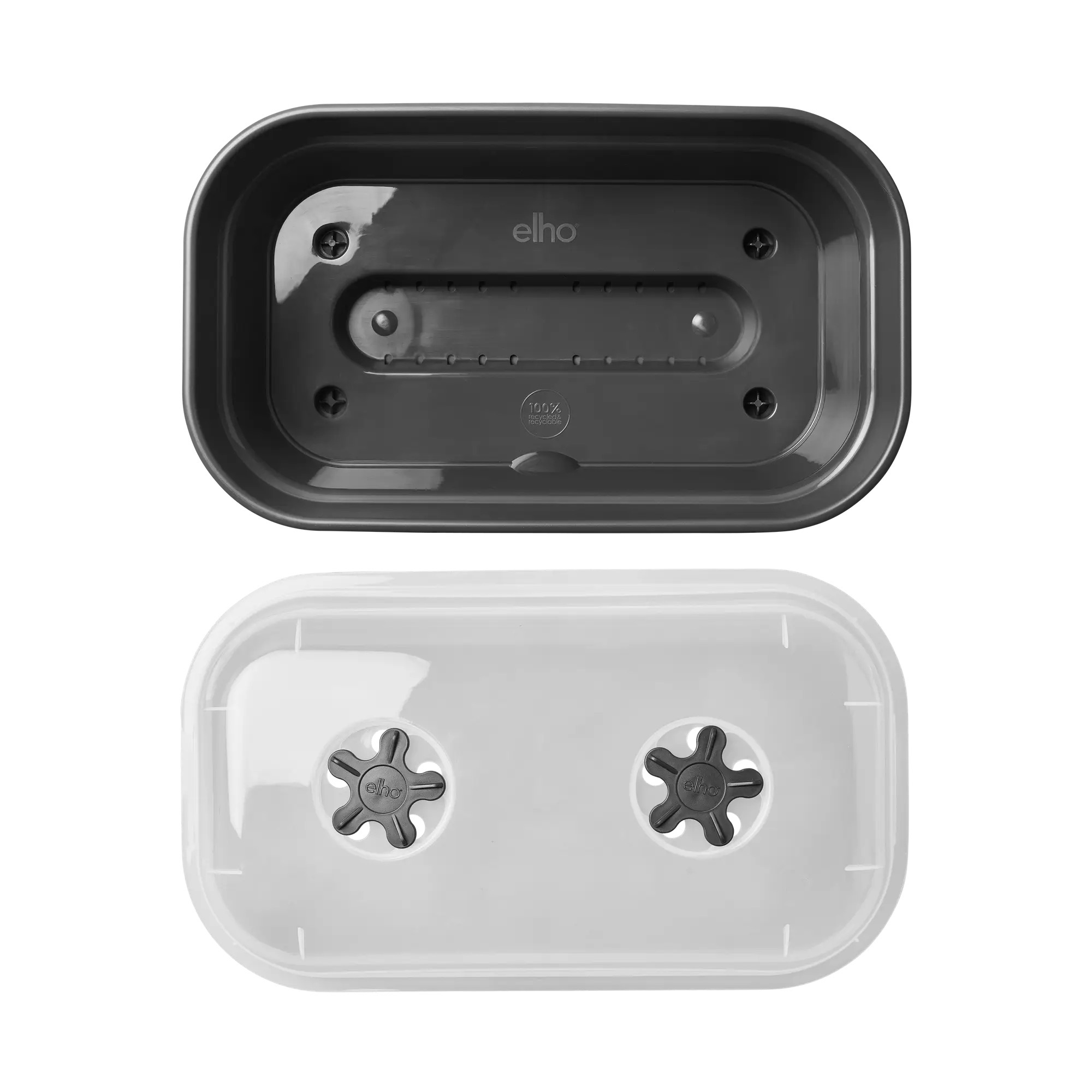 Set tavita productie si propagator green basics grow tray allin1 32cm, culoare living black - imagine 4