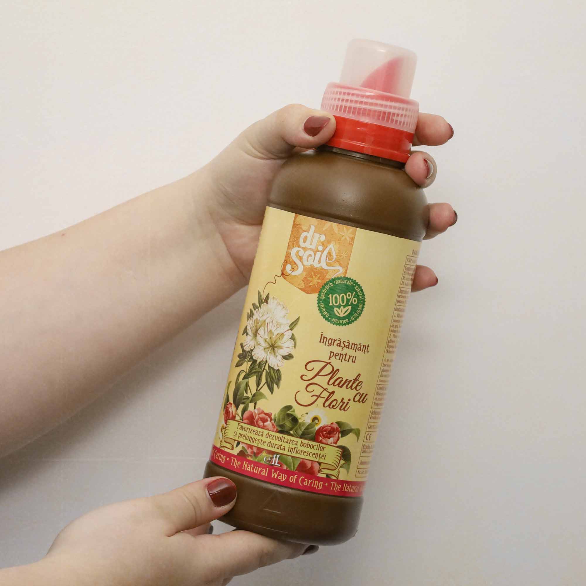 Dr.Soil Ingrasamant organic lichid pentru plante cu flori 1litru - imagine 2