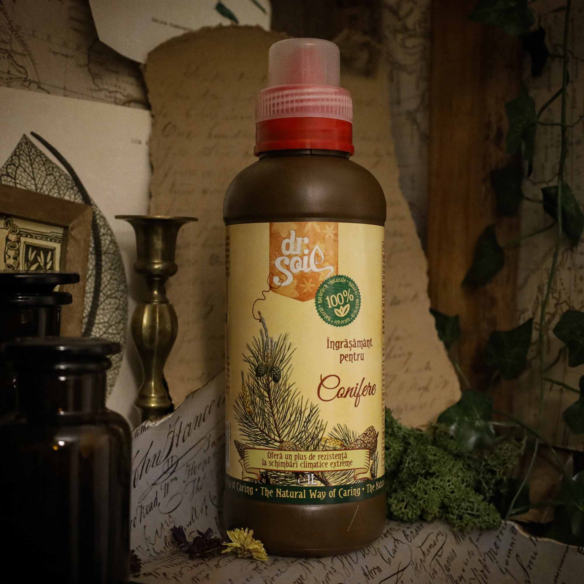 Dr.Soil Ingrasamant organic lichid pentru conifere 1litru - imagine 3