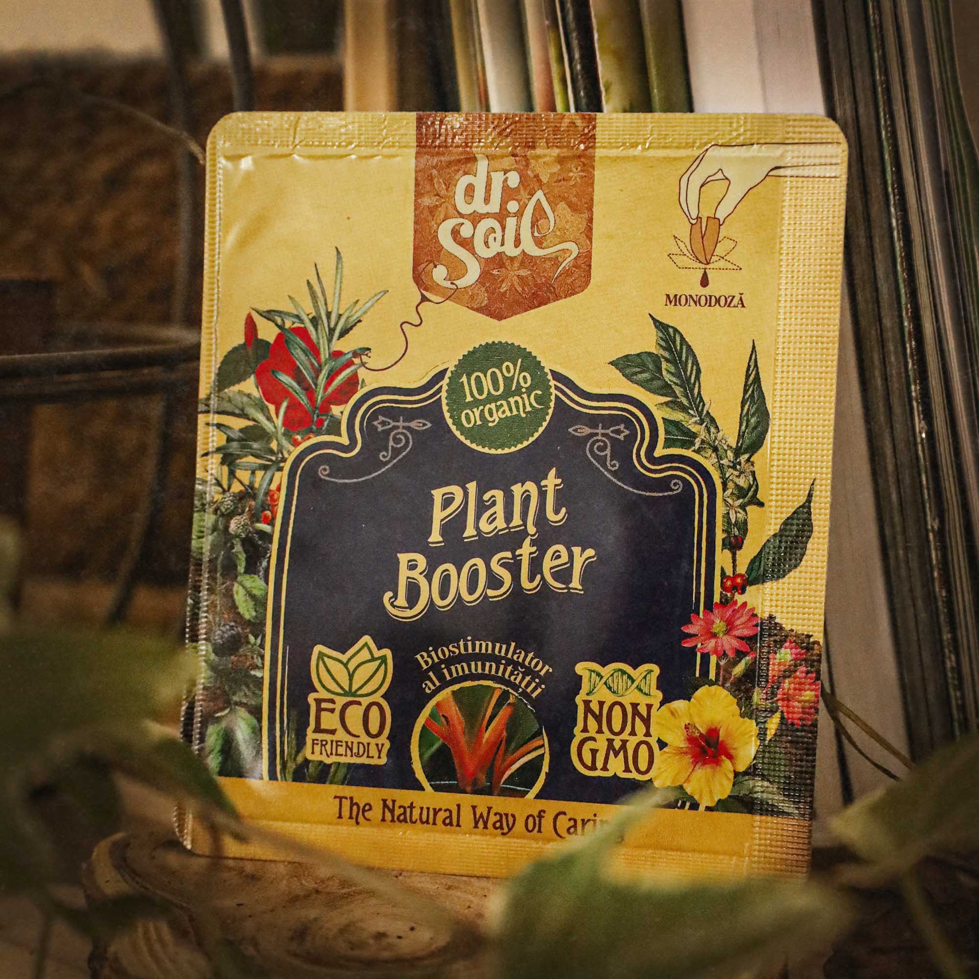 Dr.Soil PLANT BOOSTER, biostimulator cu rol de intarire a imunitatii plantei, monodoza de 10ml pentru 1L de solutie pentru pulverizat - imagine 4