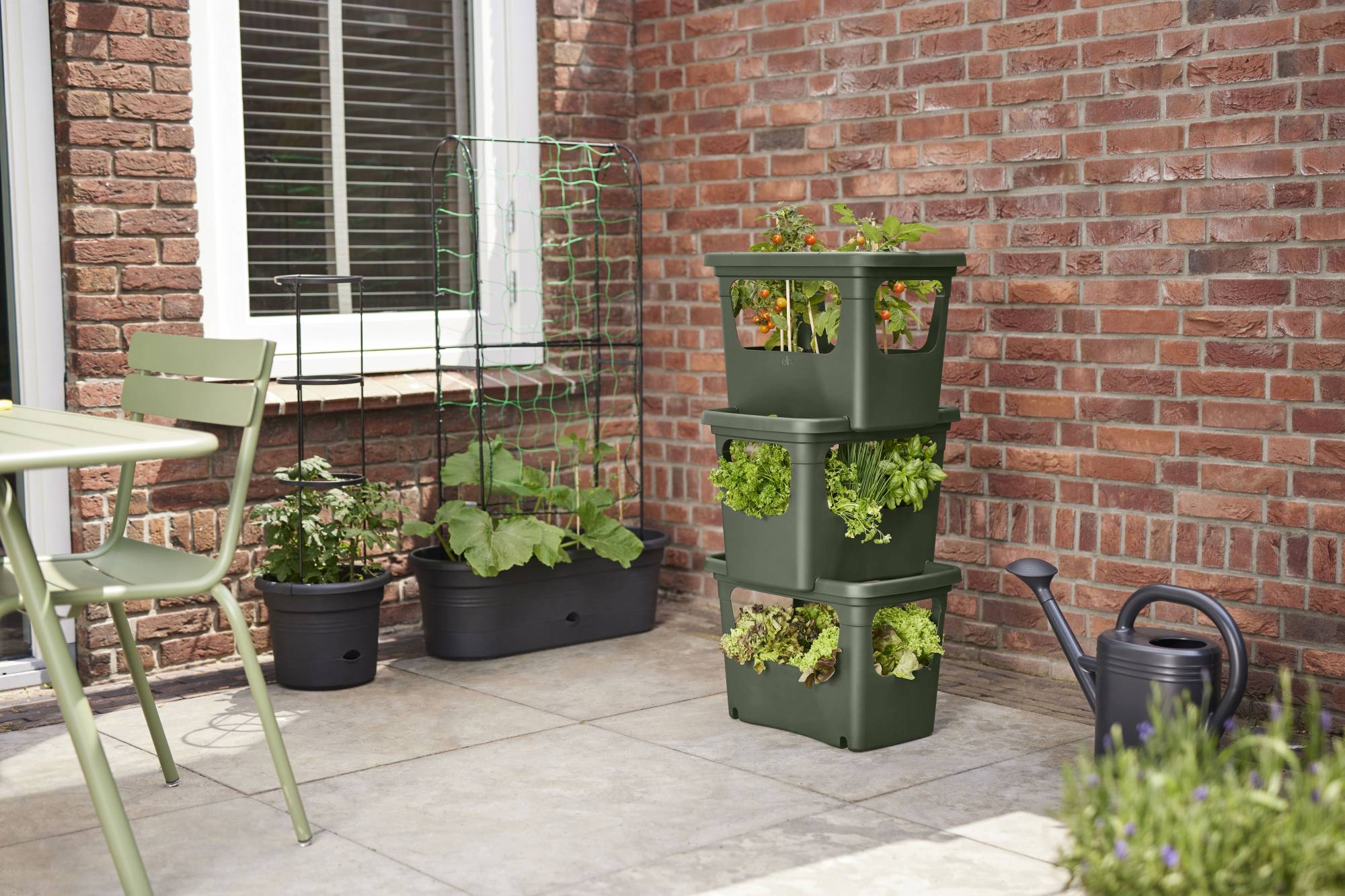 green basics stack & grow large leaf green - imagine 9