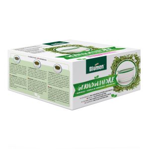 Casoleta din sticla Blumen pentru germinare micro-plante si germeni, 13 cm diametrul