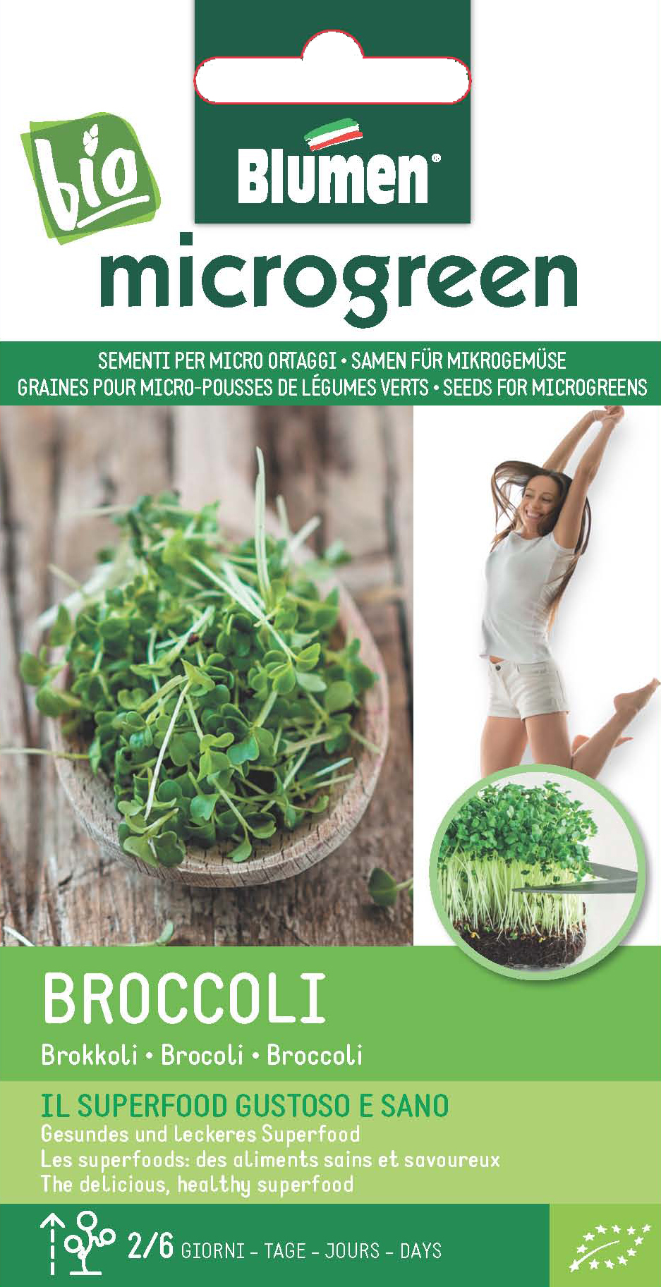 Seminte de microgreen BLUMEN BIO Broccoli - Broccoli