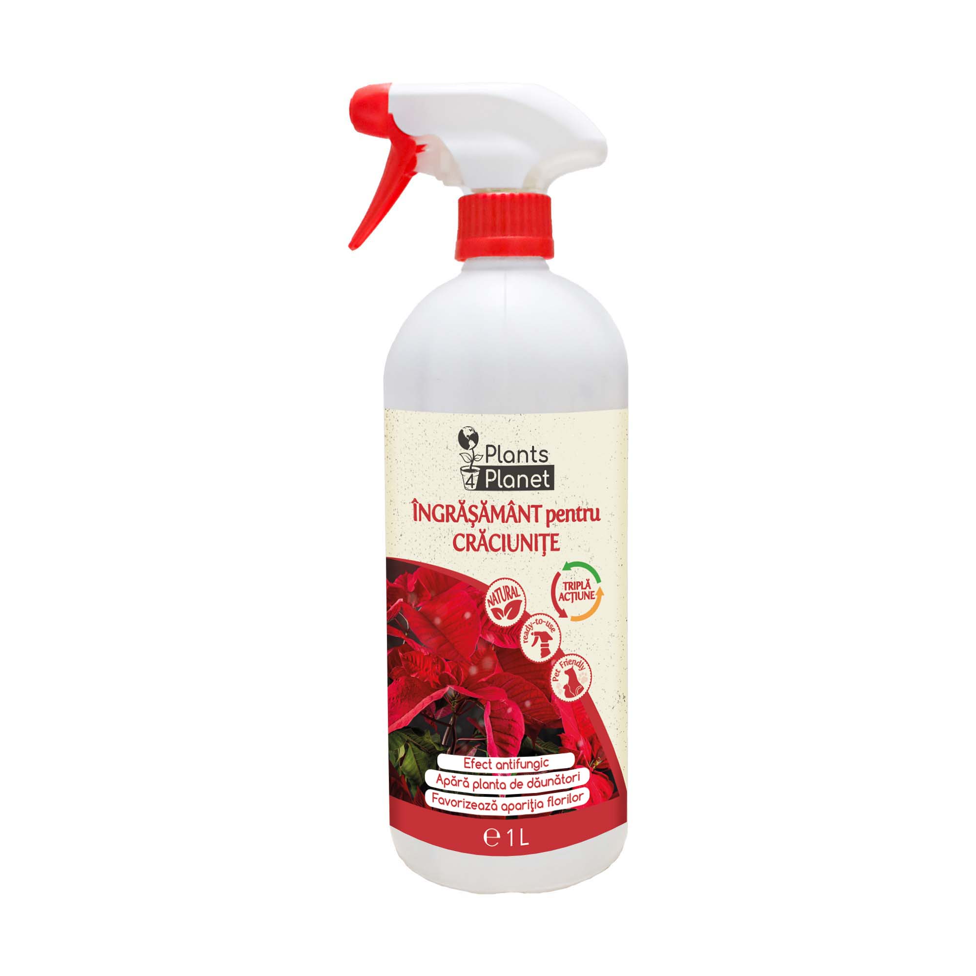 Plants 4 Planet Ingrasamant 3 in 1 pentru Craciunite, gata de utilizare, 1 litru